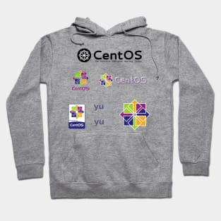 centos sticker set Hoodie